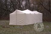 Namiot oficerski rzymski 6x3 m, bawena - wynajem. Medieval Market, officers roman tent
