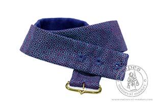 Szeroki pas materiałowy. Medieval Market, Women\'s wide belt made of fabric with lining