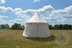 Cotton Medieval Tents - Medieval Market, made of impregnated cotton