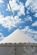 Pawilon jednomasztowy fi 6 m - Medieval Market, a very large tent of 6 m diameter