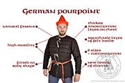 German pourpoint - Medieval Market, German pourpoint 