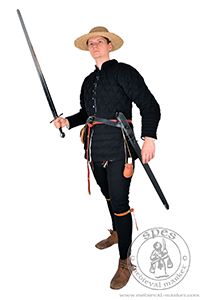 in stock - Medieval Market, Woolen pourpoint from Hannover. Medieval clothing 