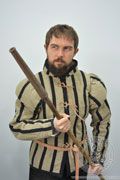Niestandardowy arming dublet z bufkami - mag - Medieval Market, Nonstandard doublet armor with puffed sleeves