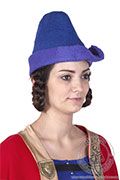 Średniowieczna czapka z filcu Robin Hood - Medieval Market, Robin Hood medieval headwear