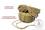 Shed (6x4,5 m) - linen - Medieval Market, rope polypropylen hempen lina konopna polipropylen