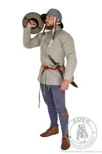 Ubiory bojowe: przeszywanice - Medieval Market, Man in historical aketon