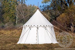 Cotton Medieval Tents - Medieval Market, Single pole pavilion type 1