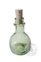 Maa butelka typu Benedykt - czyste szko. Medieval Market, small bottle benedict clear