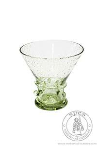 Small glass Berkemayer - light green. Medieval Market, small glass berkemayer clear