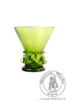Szklanka typ Berkemayer - szko zielone. Medieval Market, small glass berkemayer green