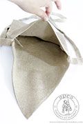 Small linen shoulder bag - Medieval Market, designed to carry various types of items