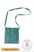 Small linen shoulder bag - Medieval Market, available in many colors