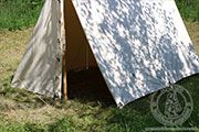Bawełniany namiot trójkątny - Medieval Market, made of impregnated material