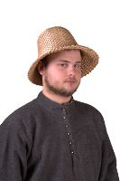 Kapelusz z rogożyny typ 3. Medieval Market, straw hat type3