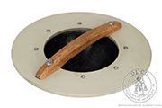 Synthetic buckler shield - Medieval Market, Wooden handle from the synthetic buckler shield for IMCF training