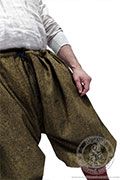 Hedeby trousers - Medieval Market, they reach to the knees and can be draped