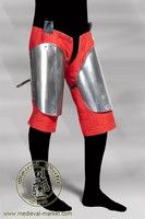 Steel thigh protectors - hardened. Medieval Market, Thigh hardened