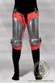 Steel thigh protectors - hardened - Medieval Market, Hardened thigh protector