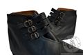Medieval leather boots with 3 straps - Medieval Market, Over-the-ankle shoes 4