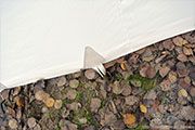 Whelen cotton tent - Medieval Market, t consists of one sheet equipped with sides and a small roof
