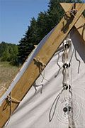 Viking tent from Oseberg (6 x 2,1 m) - cotton - Medieval Market, universal tent will work well at any historical event