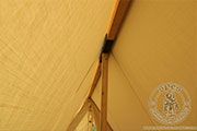 Viking tent from Oseberg (6 x 2,1 m) - cotton - Medieval Market, The mount is on the inside