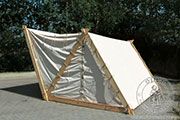 Medium Viking tent from Oseberg (4 x 2,1 m) - cotton - Medieval Market, it looks like an enlarged triangle tent