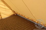 Medium Viking tent from Oseberg (4 x 2,1 m) - cotton - Medieval Market, made of high-quality cotton