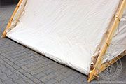 Mały namiot wikiński z Oseberg (3 x 2,1 m) - bawełna - Medieval Market, can be set up on any surface