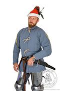 Wełniany purpoint Sir Robert - Medieval Market, Man in woolen gambeson for HMB