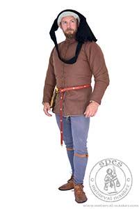 Woolen purpoint without quilting. Medieval Market, Medieval gambeson for man