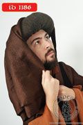 Patterned chaperon - mag - Medieval Market, Unique men\'s headwear