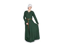 Medieval Female Clothing Reenactment by SPES Medieval Market. Medieval dresses